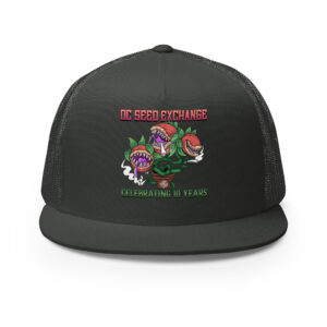 D.C. Seed Exchange 10-Year Anniversary "Audrey" Trucker Cap - Charcoal