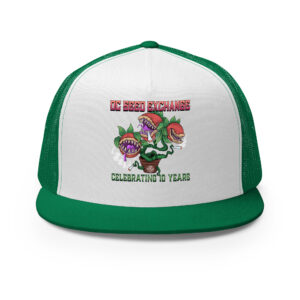 D.C. Seed Exchange 10-Year Anniversary "Audrey" Trucker Cap - Kelly/ White/ Kelly
