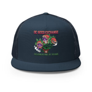 D.C. Seed Exchange 10-Year Anniversary "Audrey" Trucker Cap - Navy