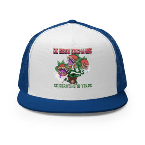 D.C. Seed Exchange 10-Year Anniversary "Audrey" Trucker Cap - Royal/ White/ Royal