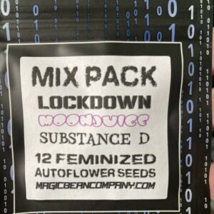 Binary Selections Mix Pack v3 (Lockdown, Moon Juice, and Substance D) 12 Feminized Autoflower Seeds