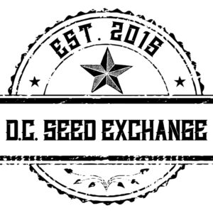 D.C. Seed Exchange EST 2015 Die Cut Sticker
