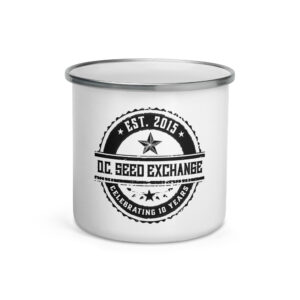 D.C. Seed Exchange 10-Year Anniversary Camper Mug