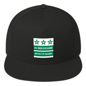 DC Seed Exchange Flag Flat Bill Cap - Black