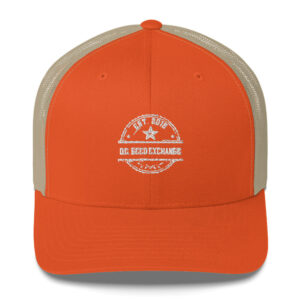 DC Seed Exchange EST 2015 Trucker Cap - Rustic Orange/ Khaki