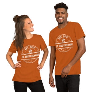 DC Seed Exchange EST 2015 Short-Sleeve Unisex T-Shirt - Autumn, XL