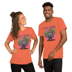 DC Seed Exchange Audrey Short-Sleeve Unisex T-Shirt - Heather Orange, S