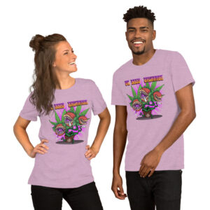 DC Seed Exchange Audrey Short-Sleeve Unisex T-Shirt - Heather Prism Lilac, 2XL