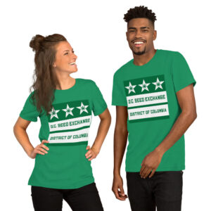 DC Seed Exchange Flag Short-Sleeve Unisex T-Shirt - 4XL, Kelly