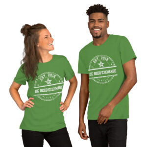 DC Seed Exchange EST 2015 Short-Sleeve Unisex T-Shirt - Leaf, XL