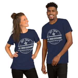 DC Seed Exchange EST 2015 Short-Sleeve Unisex T-Shirt - Navy, L