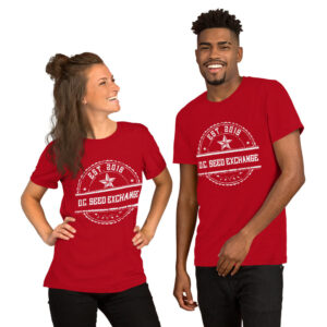 DC Seed Exchange EST 2015 Short-Sleeve Unisex T-Shirt - Red, S