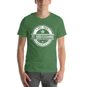 DC Seed Exchange Paul N. Chucker 10-Year Anniversary Unisex T-Shirt - Heather Grass Green, S