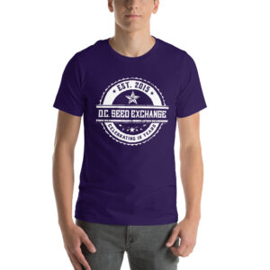 DC Seed Exchange Paul N. Chucker 10-Year Anniversary Unisex T-Shirt - Team Purple, XL