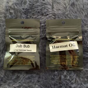 Archive Seeds Hazmat OG and Dub Bub 18 Regular/Feminized Seeds