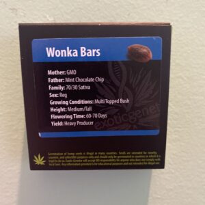 Exotic Genetix Wonka Bars 10 Regular Seeds