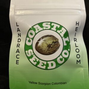 Coastal Seed Co Yellow Scorpion Colombian 10 Regular Seeds