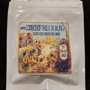 Golden Coast Genetics "Johnny D" Cambodian Thai x '79 Skunk F2 10 Regular Seeds