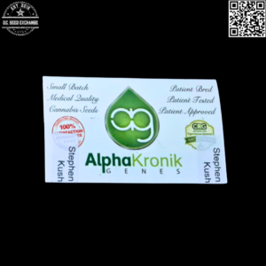 Alpha Kronik Genes Stephen Hawking Kush F1 (Harlitsu x Sin City Kush) 10 Regular Seeds