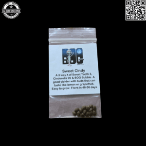 BOG Seeds Sweet Cindy (Sweet Tooth #3 x Cinderella 99 x BOG Bubble) 13 Regular Seeds