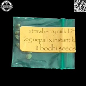 Bodhi Seeds Strawberry Milk (OG Nepali × Instant Karma) F2 11 Regular Seeds