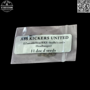 Doc D Seeds Ass Kickers United ((Zamaldellica/Roadkill Skunk) x Headbanger) 11 Regular Seeds