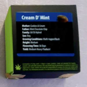 Exotic Genetix Cream D'Mint 10 Regular Seeds