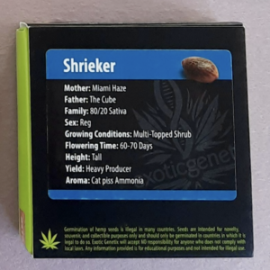 Exotic Genetix Shrieker 10 Regular Seeds
