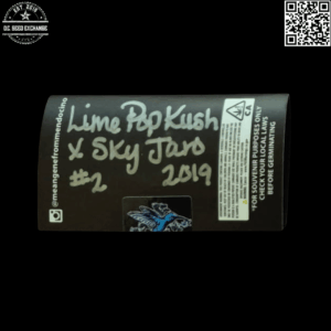 Freeborn Selections by Mean Gene from Mendocino Lime Pop Kush x Sky Jaro #2 2019 10 Regular Seeds