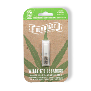 Willy G's Lebanese F4 20 Regular Hemp Seeds
