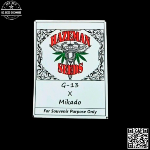Hazeman Seeds G13 x Mikado 10 Regular Seeds