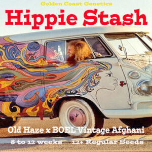 Hippie Stash F1 (BOEL Afghani x Old Hawaiian Haze) 12 Regular Seeds