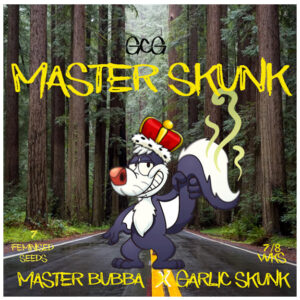 Master Skunk S1 (Garlic Skunk x Master Bubba) 6 Feminized Seeds