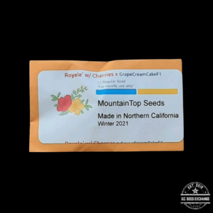 Mountain Top Seeds Cherry Tree (Royale w/ Cherries x Grape Cream Cake F1) 12 Regular Seeds