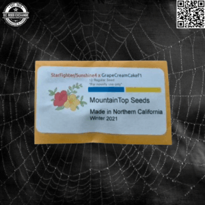 Mountain Top Seeds Starfighter/Sunshine 4 x Grape Cream Cake 10 Regular Seeds