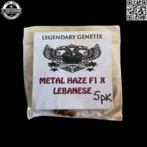 Snow High Seeds Metal Haze F1 x Lebanese 5 Regular Seeds