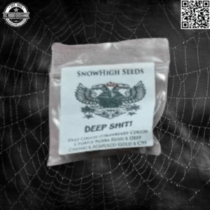 SnowHigh Seeds Deep Shit (Deep Chunk x Purple Bubba Kush x Strawberry Cough) x Acapulco Gold x Cinderella 99) 10 Regular Seeds