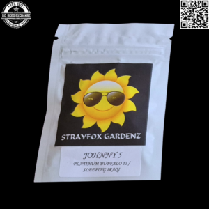 Johnny 5 (Platinum Buffalo 12 Stray Cut x Sleeping Iraqi) 10 Regular Seeds