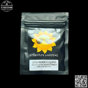 Strayfox Gardenz Gogiberry Lights (89 Northern Lights #5 x TOK/Ronnie Barrett) 10 Regular Seeds