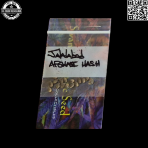 Swami Organic Seeds Jalalabad Afghani Hashplant 15 Regular Seeds