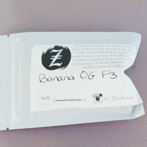 Zoolander Seeds Banana OG F3 10 Regular Seeds